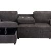 Territory - Pull Out Sofa Bed - Dark Gray - Image 3