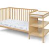 Palmer - 3 In 1 Convertible Crib, Changer Combo - Natural - Image 4