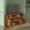 Sausalito - Corner TV Console - Brown - Image 9