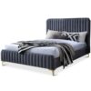 Bethany - Queen Upholstered Platform Bed - Gray - Image 8