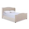 Marcella - King Upholstered Shelter Headboard Bed Set - Sky Neutral Beige - Image 5