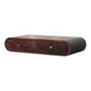 Wall Mounted Console Table - Walnut - Image 3