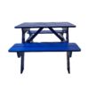 Durable Children's Dining Table And Chairs Set Multi Functional - Blue - Image 8