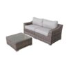 2 Person Seating Set With Cushions - Gray - Image 3