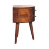 Odyssey - Tripod Bedside Table - Chestnut - Image 8