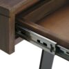 Lowry - Desk - Rustic Natural Aged Brown - Image 4