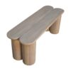 Twin Plank Marble Bench - Marble - Image 4