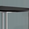 Home Bar Table With Bar Height Small Rectangular For Kitchen - Black - Image 2