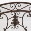 Waterbury - Traditional Fireplace Screen With Gold Flower - Black - Image 6