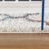 Loft Shag - 5' 3" X 7' Shaggy Area Rug, Polypropylene - Ivory - Image 2