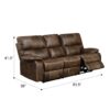 Hooper - Power Reclining Sofa - Brown - Image 6