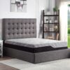 Renew - 11" Queen Size Cooling Gelcare Memory Foam Mattress - Gray - Image 2