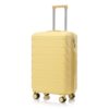 Set 3 Pieces 20" / 24" / 28" Abs Spinner Wheel Luggage, Matching Color, With Combination Lock - Yellow - Image 22