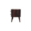 Rounded Entertainment Unit - Walnut - Image 8