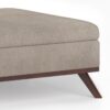 Owen - Square Coffee Table Storage Ottoman - Natural - Image 6