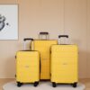 Hardshell Suitcase Spinner Wheels Pp Luggage Sets Lightweight Durable Suitcase With Tsa Lock, 3 Piece Set (20/24/28) - Yellow - Image 2