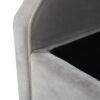 Jacqueline - Tufted Roll Arm Storage Bench - Opal Gray - Image 11