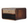 Wall Mounted Open Woven Bedside Table - Chestnut - Image 8