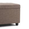 Darcy - Storage Ottoman Bench - Fawn Brown - Image 5