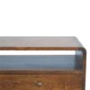 Curved Console Table - Chestnut - Image 5
