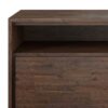 Lowry - Handcrafted TV Media Stand - Distressed Charcoal Brown - Image 6