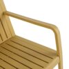 2 Piece Indoor / Outdoor Furniture Set (One Chair And 1 Coffee Table), UV Resistant, Waterproof And Durable - Brick Yellow - Image 9