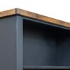 Essex - High 5 Shelf Bookcase - Black, Whiskey - Image 3