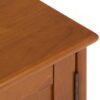 Draper - Mid Century Low TV Media Stand - Teak Brown - Image 6