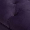 Alma - Tufted Flared Arm Entryway Bench - Purple - Image 7