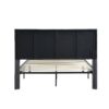 Queen Size Upholstered Platform Bed Frame Wood Slat Support - Gray - Image 8