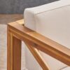 Brava - Modern Club Chair With Water Resistant Cushions - Beige - Image 4