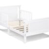 Connelly - Reversible Panel Toddler Bed - White, Rockport Gray - Image 8