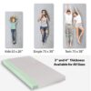 Memory Foam Camping Mattress Foldable, Portable Comfort With Water Resistant Cover - Gray - Image 7