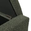 Textured Fabric Ottoman Bench With Hinged Lid - Blackish Green - Image 12