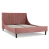 Aspen - Queen Vertical Tufted Headboard Platform Bed Set - Ash Rose Pink - Image 4