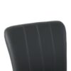 Modern Dining Chair (Set of 4) With Cloth Upholstery And Electroplated Metal Legs - Charcoal Gray - Image 6