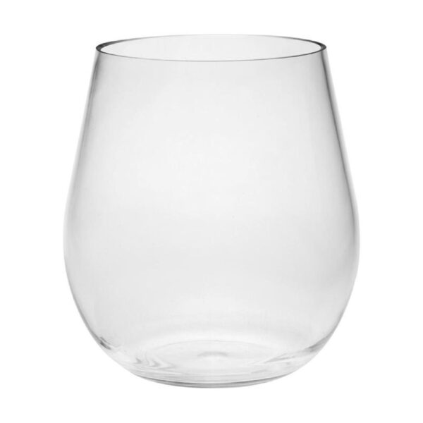 Halo - Oval Tritan Glasses Dof 18Oz, Bpa Free Plastic Water Tumblers (Set of 4) - Clear