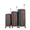 5 Piece Set (20"24"28 +A Travel Bag And A Toiletry Bag), Pp Hardshell Carry On Luggage Set With Tsa Lock Carry On Suitcase Luggage Durable Suitcase - Black - Image 4