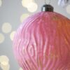 Christmas Ball Ornaments, Glass Decorative Hanging Ball Christmas Tree Ornaments For Holiday Party Decorations (Set of 4) - Red - Image 3