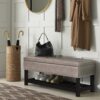 Lomond - Storage Ottoman Bench - Distressed Gray Taupe - Image 9