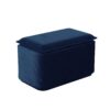 3 In 1 Pull Out Sofa Bed, Convertible Sleeper Sofa Bed, King Size Sofa Bed, Chaise Lounge, Velvet T3 Seater Sofa With Movable Ottoman, Tufted Design - Blue - Image 21