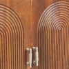 Carved Ball Cabinet - Chestnut - Image 6
