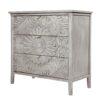 3 Drawer Cabinet, American Furniture, Suitable For Bedroom, Living Room - Light Gray - Image 9