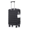 Set 3 Pieces 20" / 24" / 28" Abs Spinner Wheel Luggage, Matching Color, With Combination Lock - Black - Image 22