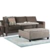 Harrison - Coffee Table Storage Ottoman - Distressed Gray Taupe - Image 9