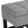 Saxon - Storage Ottoman Bench - Dove Gray - Image 8