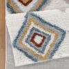 Loft Shag - 5' 3" X 7' Shaggy Area Rug - Ivory - Polypropylene - Image 3