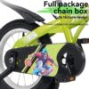 Fkznpj - 18" Sporty Kids Bike With Training Wheels And Stand Adjustable Saddle Suitable For Boys And Girls Aged 5 - 10 Years Tall Height 39 - 49" Available In A Variety Of Colors - Green - Image 9