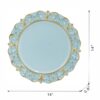 Plastic Charger Plate (Set of 6) - Blue / Gold - Image 7