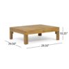 Oana - 3 Piece Love Seat Set With Coffee Table - Red - Image 8